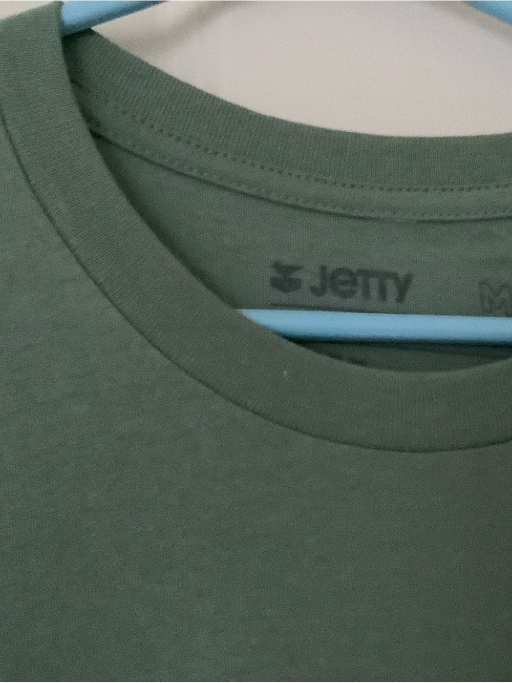 Jetty Women's Short Sleeve Crew Neck Tee in Olive Green